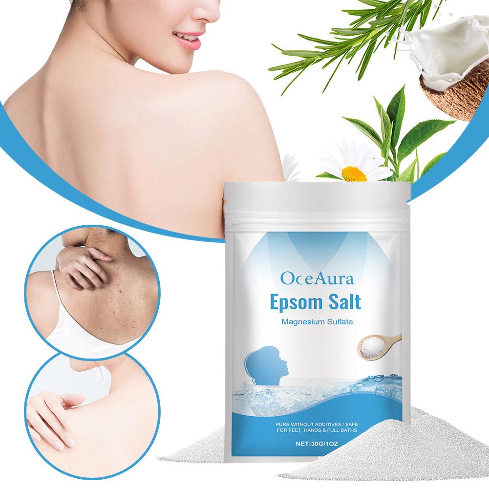 Bath Salts Magnesium - เกลือเอปซอม แมกนีเซียมซัลเฟต บำรุงผิว ขัดผิว บริสุทธิ์จากธรรมชาติ สำหรับเท้า