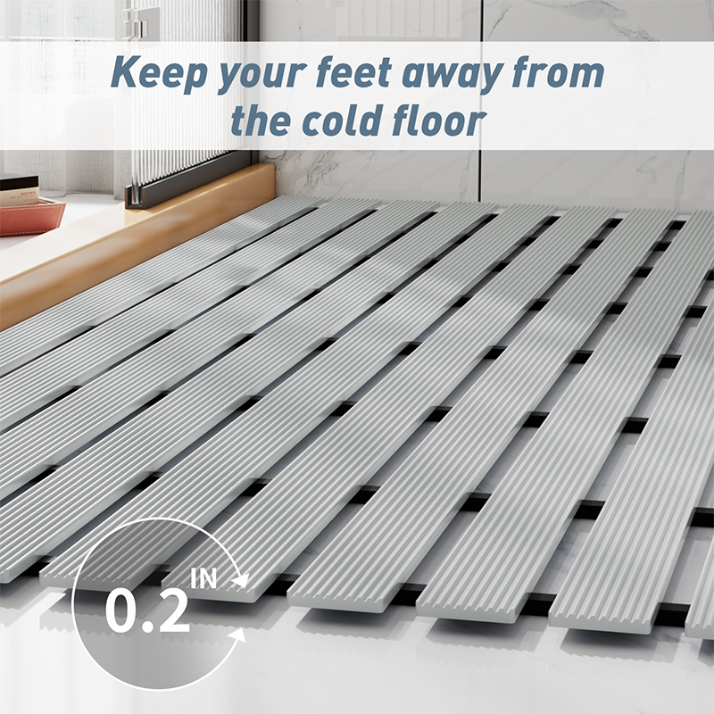 Eifloy เสื่อพรมหน้าห้องน้ำพีวี - Bamboo Bath Mat บทวิจารณ์และราคา