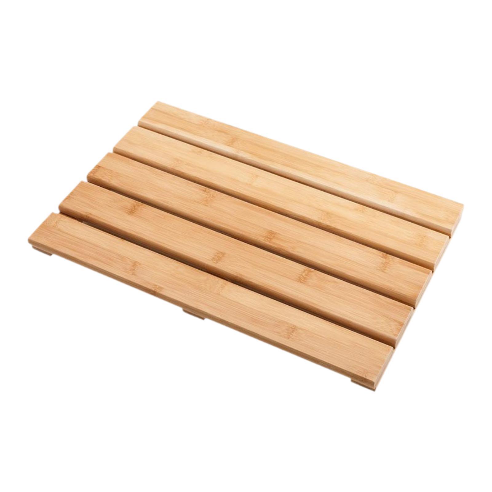 แผ่นรองอาบน้ำไม้ไผ่ ดีไซน์ทันส - Bamboo Bath Mat บทวิจารณ์และราคา