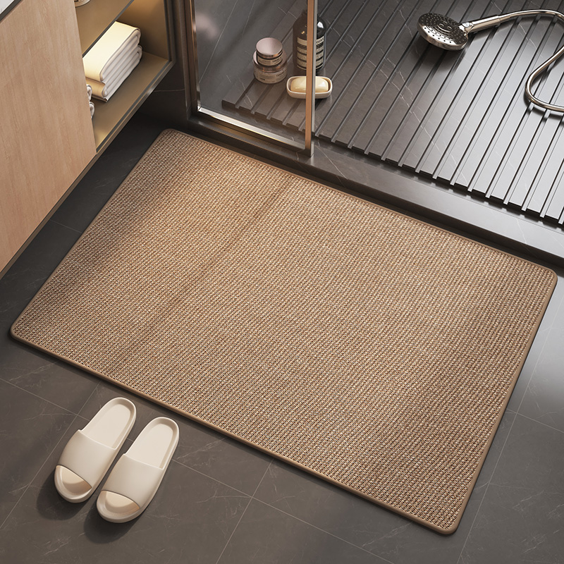 พรมเช็ดเท้าห้องน้ำกันลื่น ซักไ - Bamboo Bath Mat บทวิจารณ์และราคา